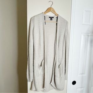 Forever 21 Open Front Long Sleeve Cardigan